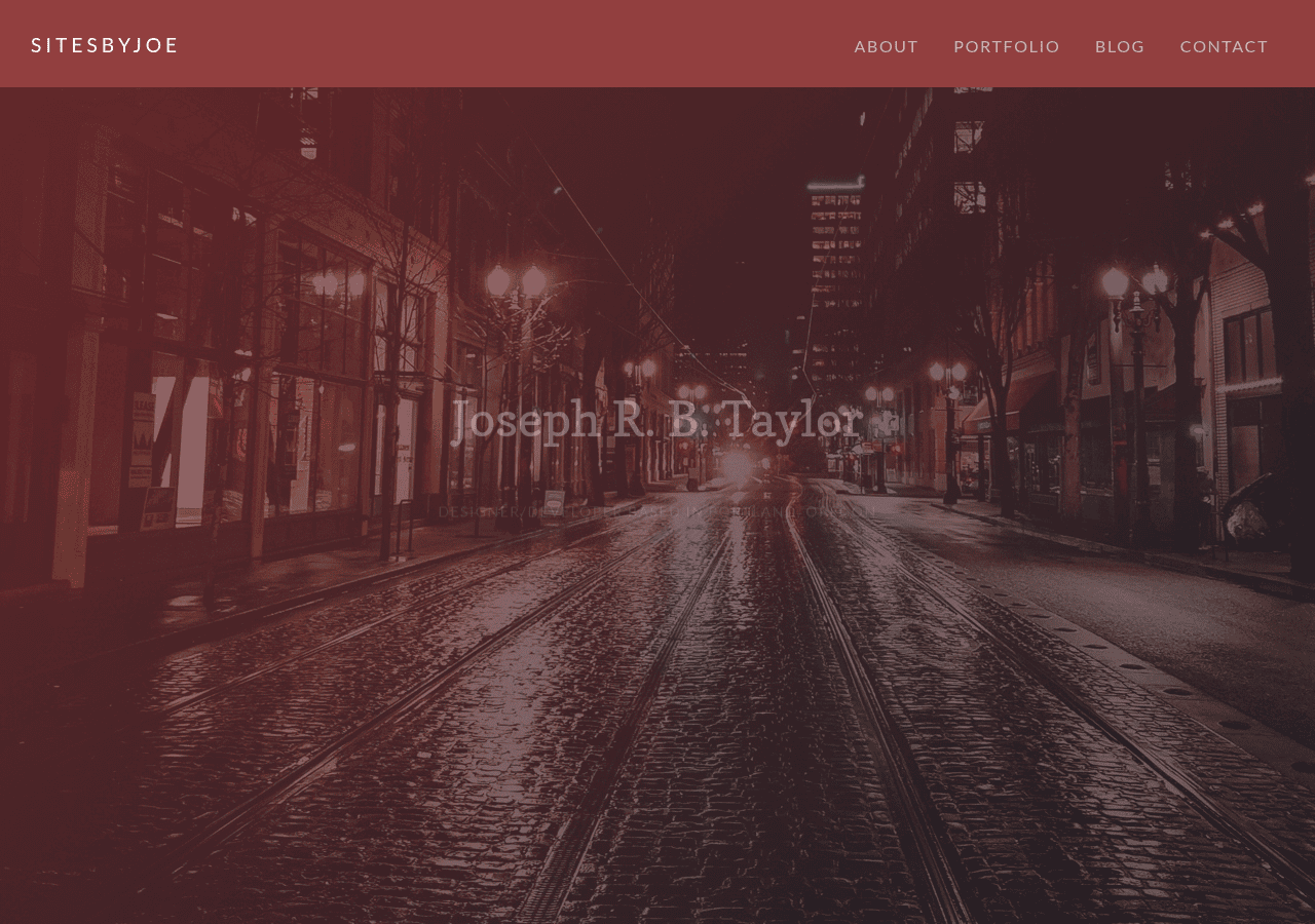 Screenshot of sitesbyjoe.com
