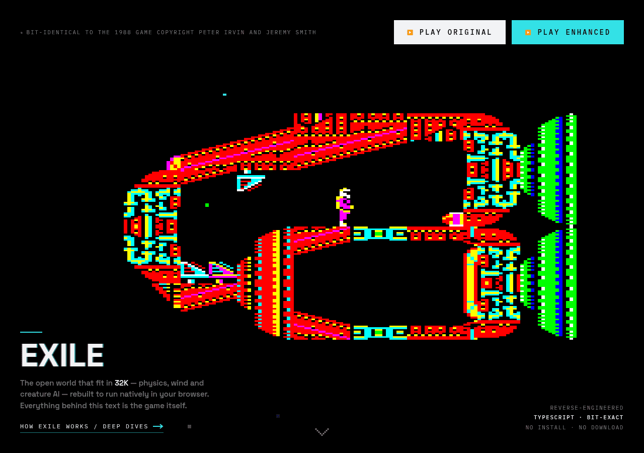 Screenshot of bbcexile.com