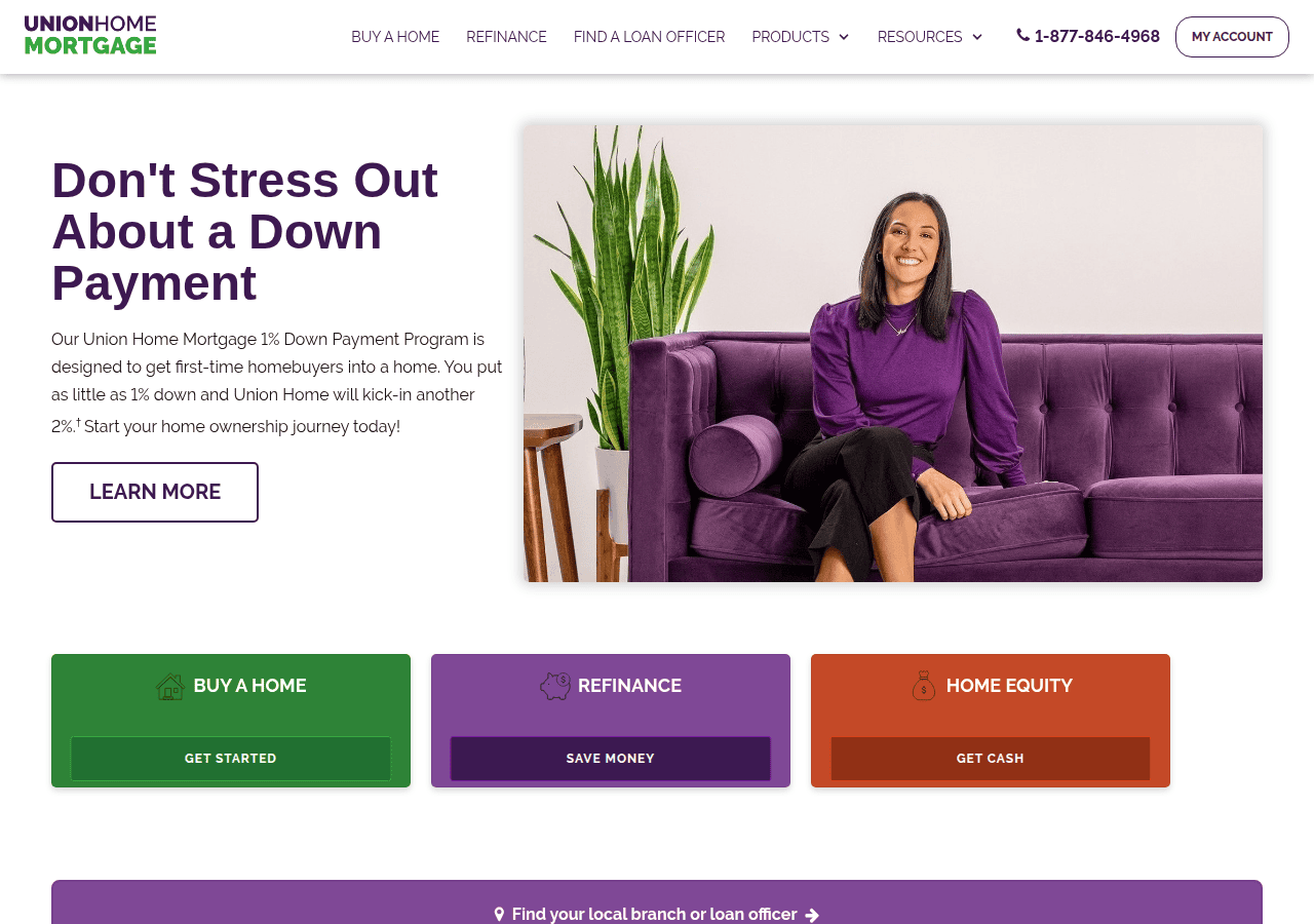 Screenshot of uhm.com