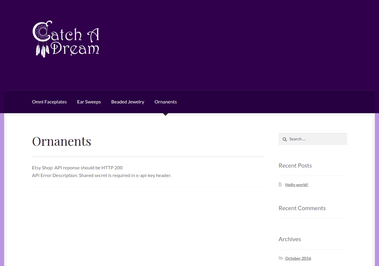 Screenshot of catchadream.net