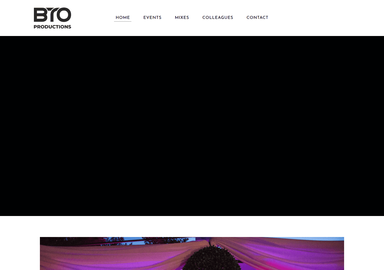 Screenshot of btoproductions.com