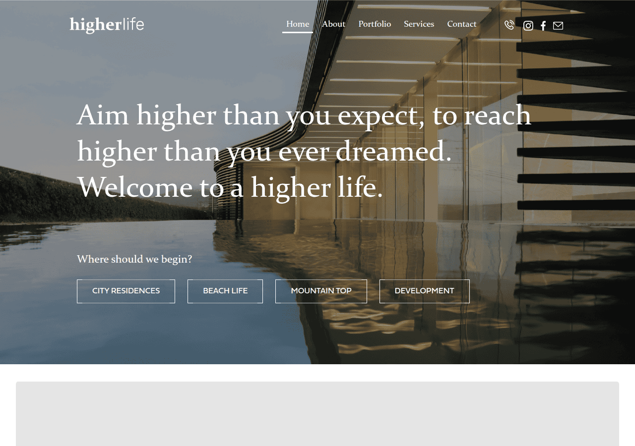 Screenshot of higherlifegroup.com