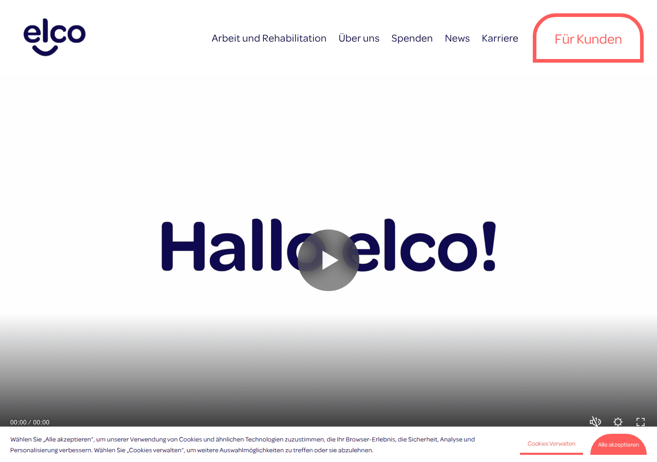 Screenshot of elco-neuss.de