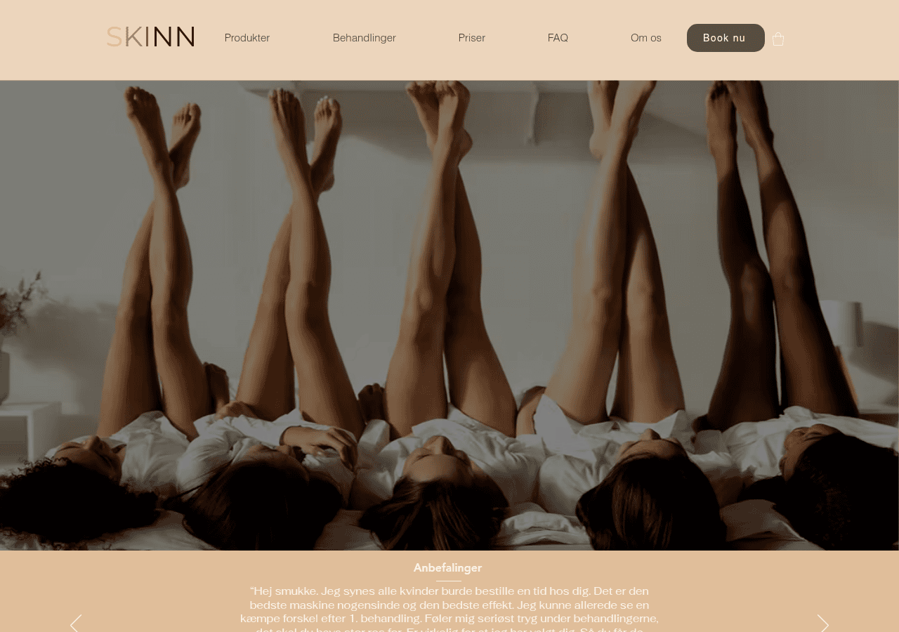 Screenshot of skinn.dk