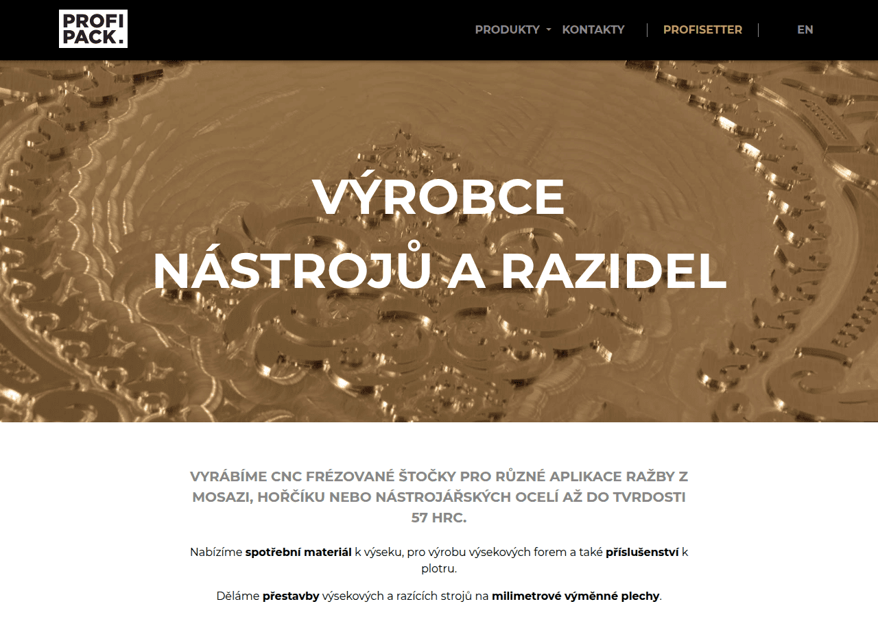 Screenshot of profipack.cz
