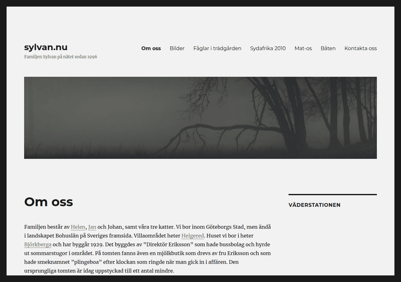 Screenshot of sylvan.nu