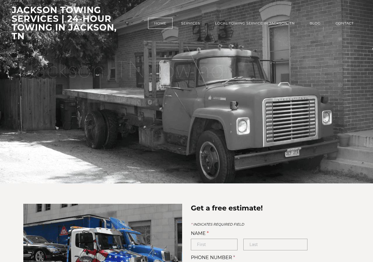Screenshot of jackson-tennessee-towing.com