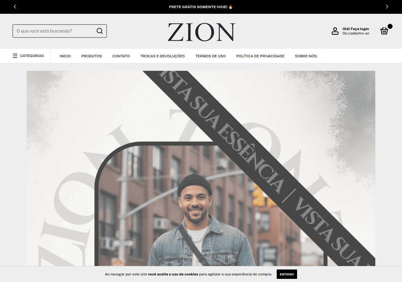 Screenshot of estilozion.com.br