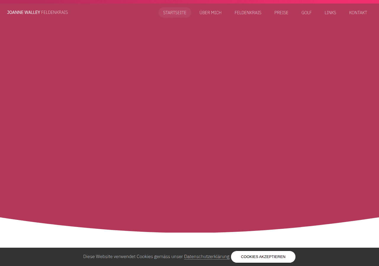 Screenshot of jw-feldenkrais.ch
