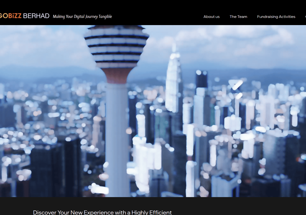 Screenshot of algobizz.com