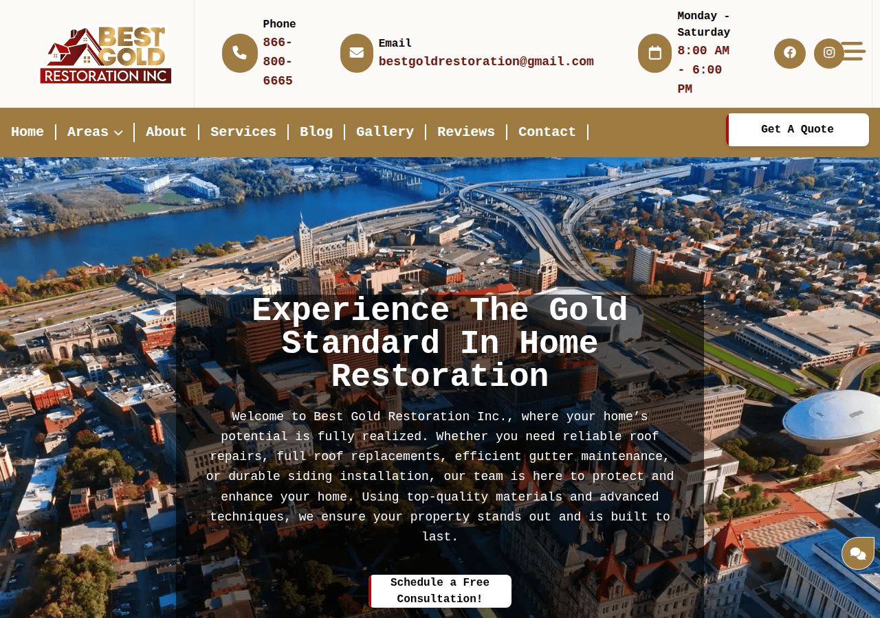 Screenshot of bestgoldrestoration.com
