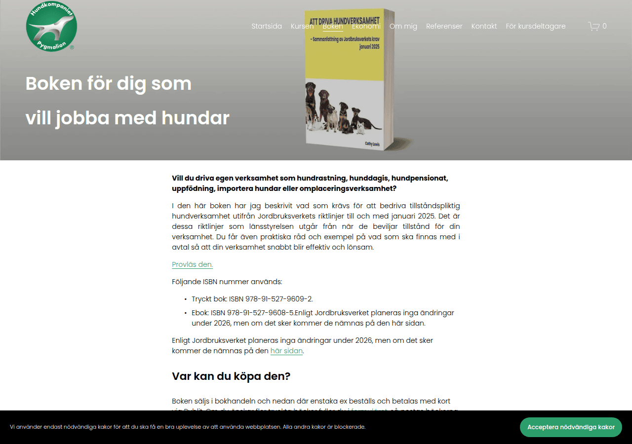 Screenshot of hundkompaniet.com