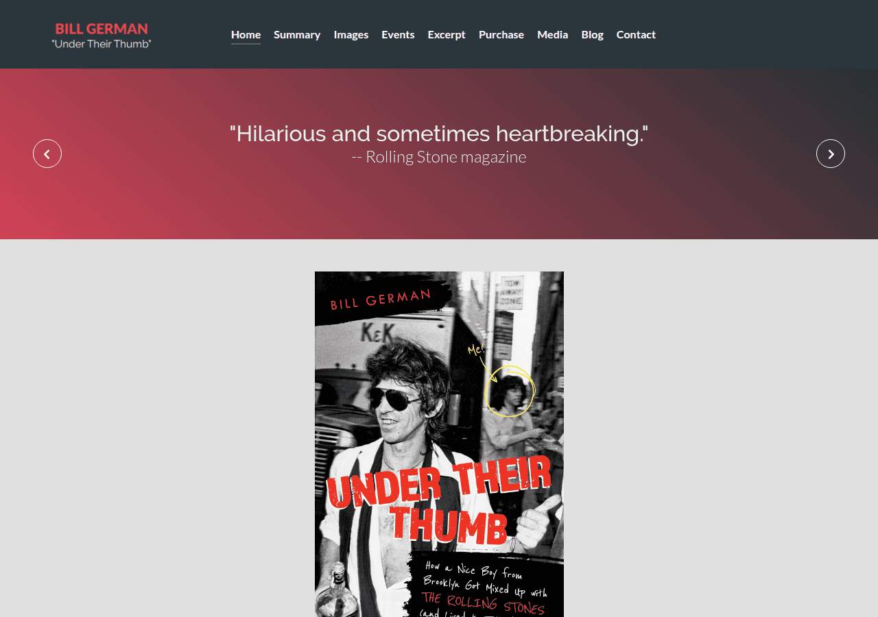 Screenshot of billgerman.com