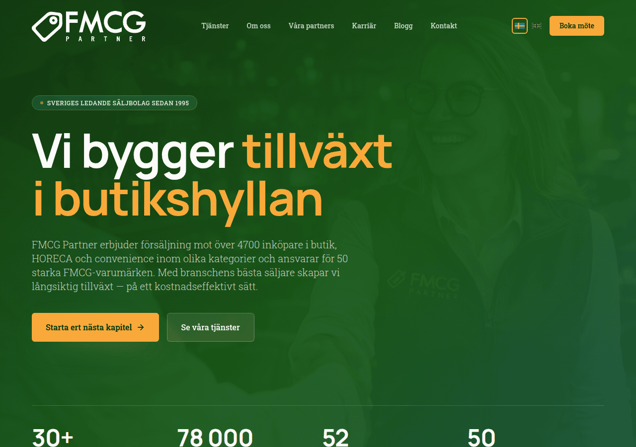 Screenshot of fmcg.se