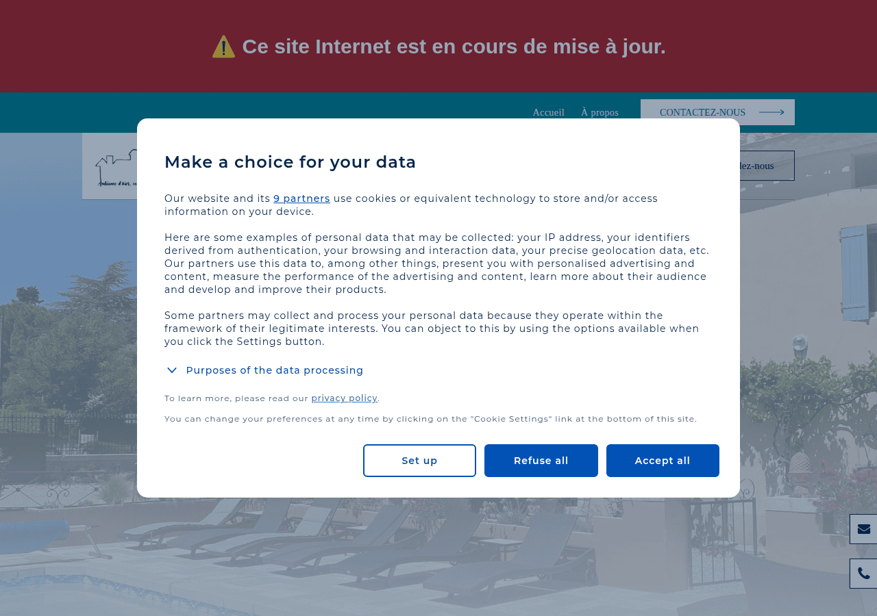 Screenshot of gite-castelnaudary.fr