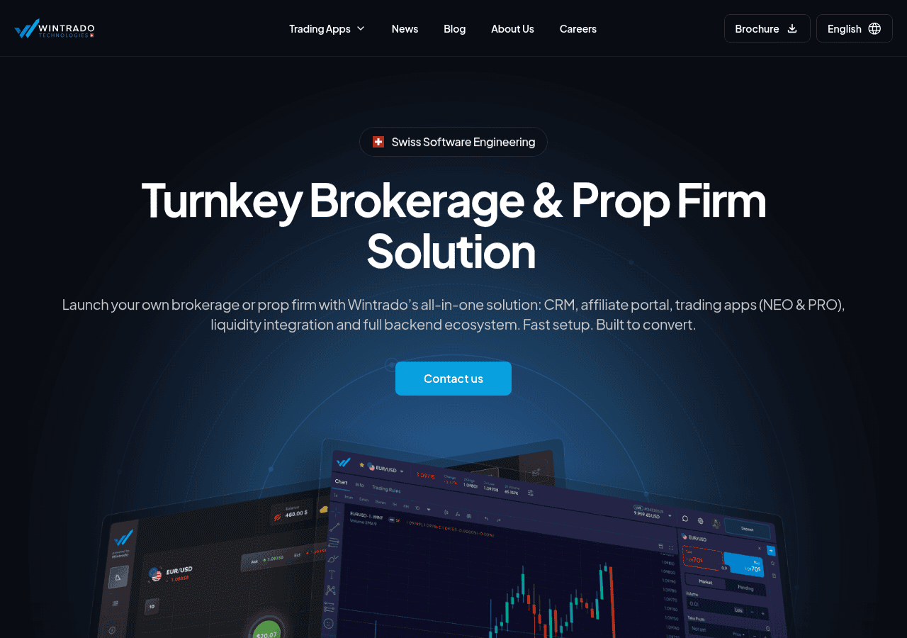 Screenshot of wintrado.com