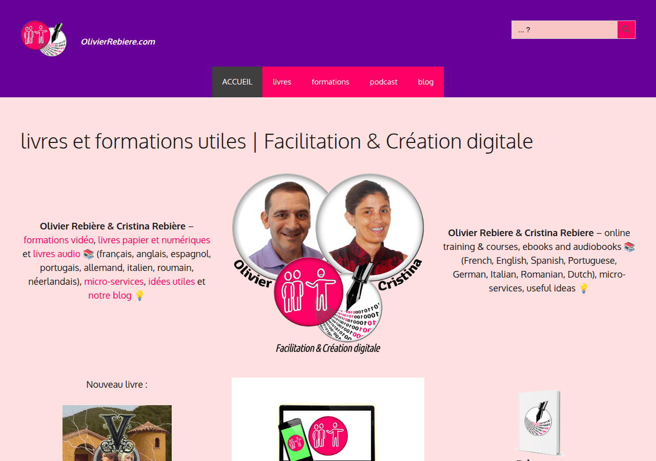Screenshot of olivierrebiere.com