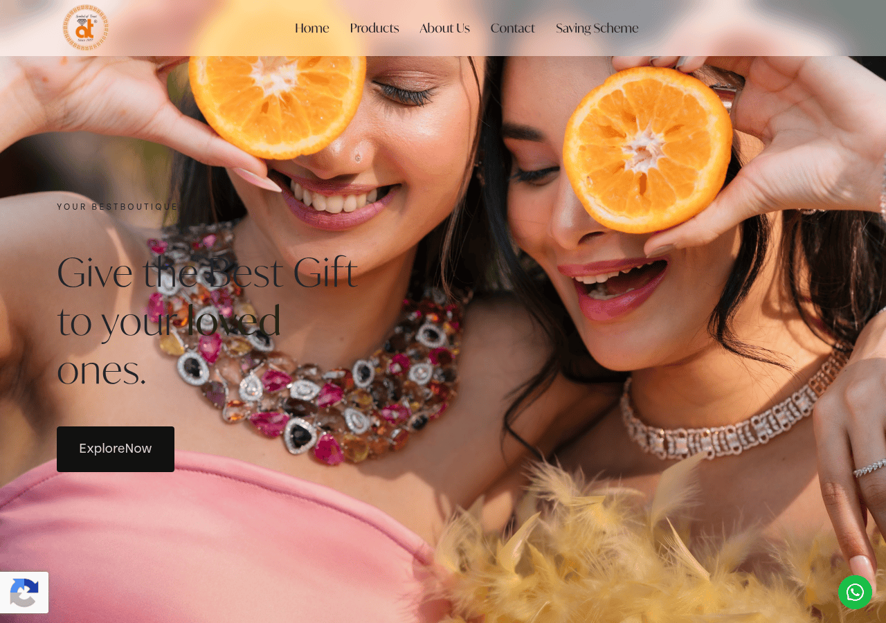 Screenshot of atjewellers.co.in