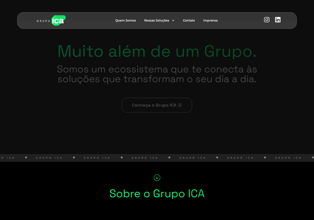 Screenshot of seugrupoica.com.br