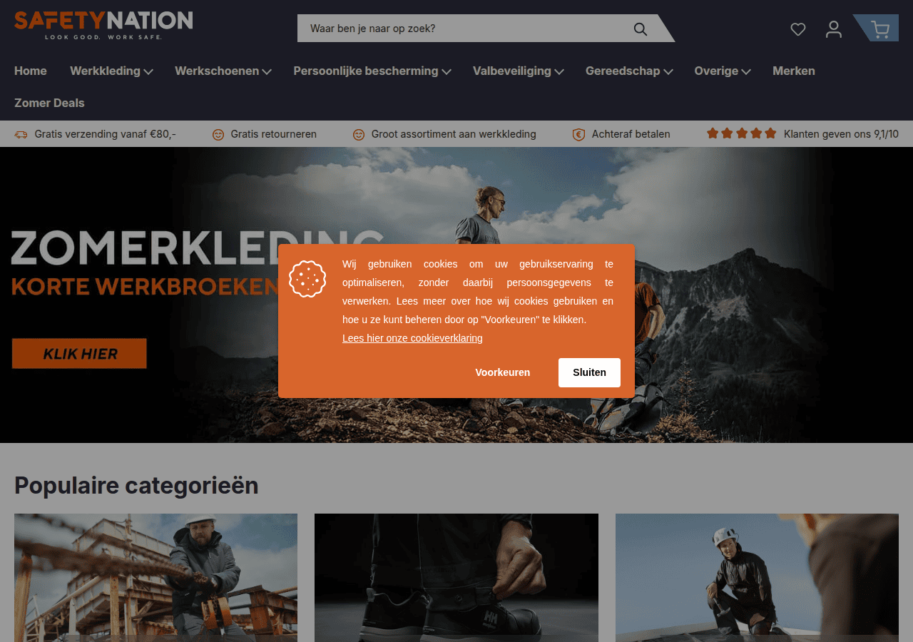 Screenshot of safetynation.be