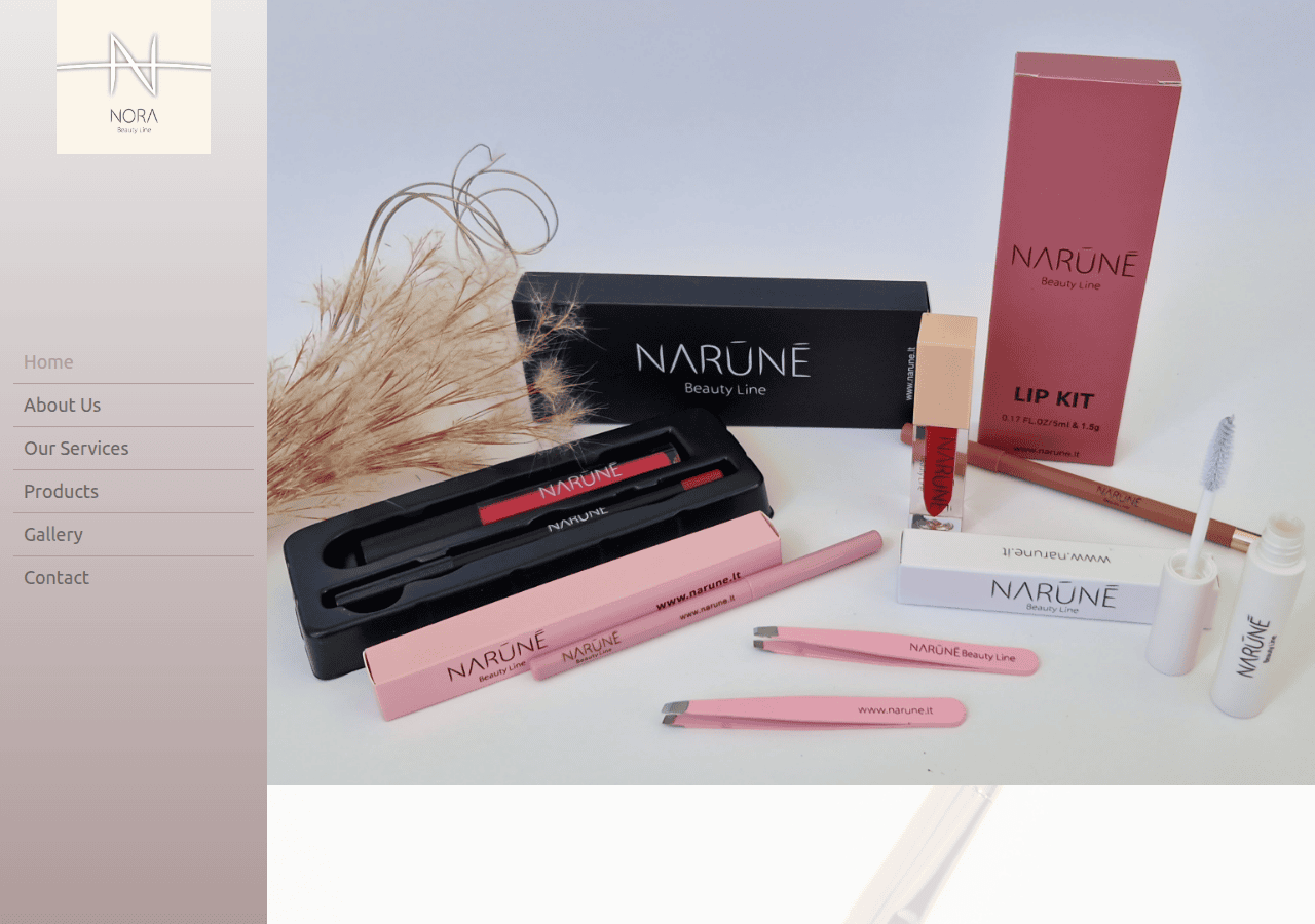 Screenshot of norabeautyline.com