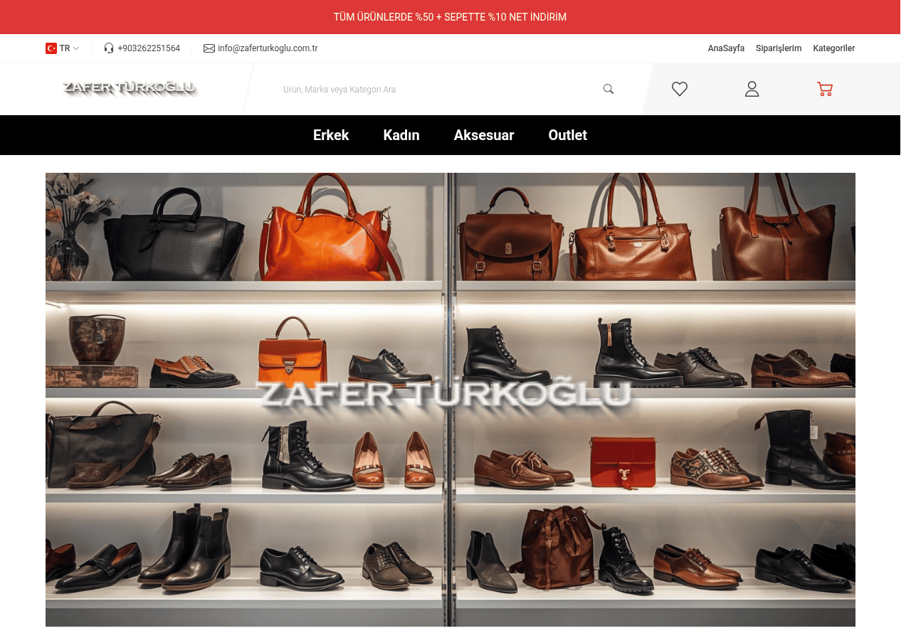 Screenshot of zaferturkoglu.com.tr