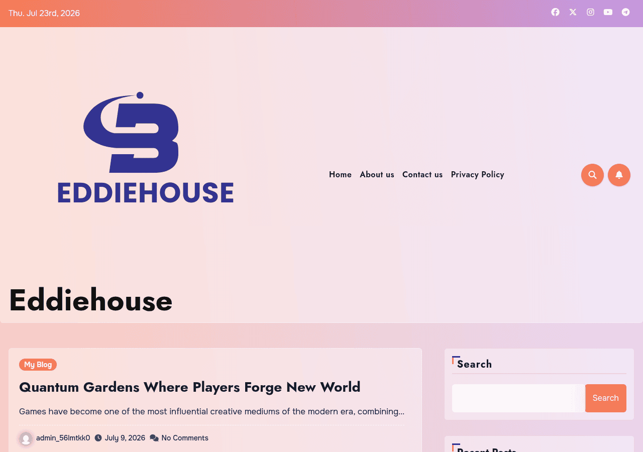 Screenshot of eddiehouse.ca
