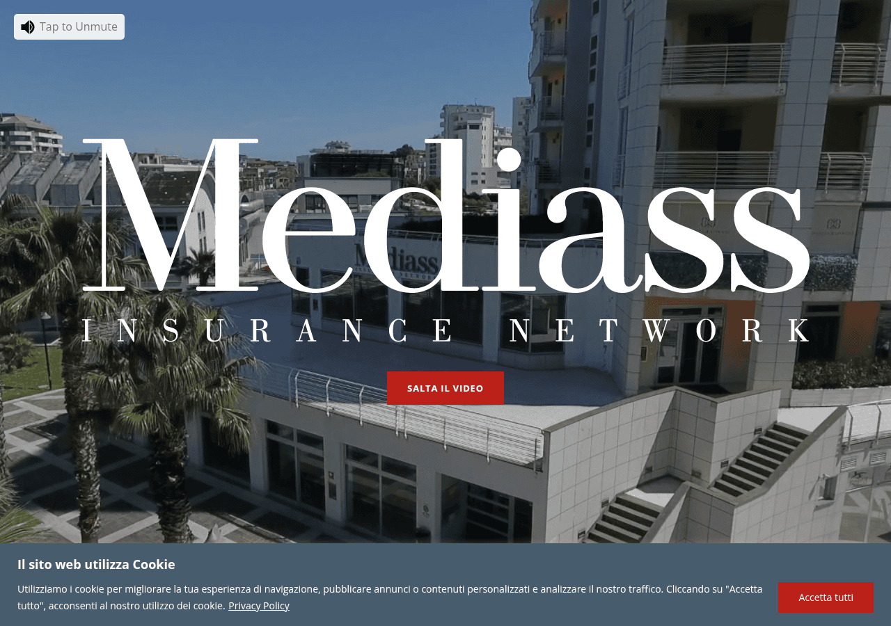 Screenshot of mediass.it
