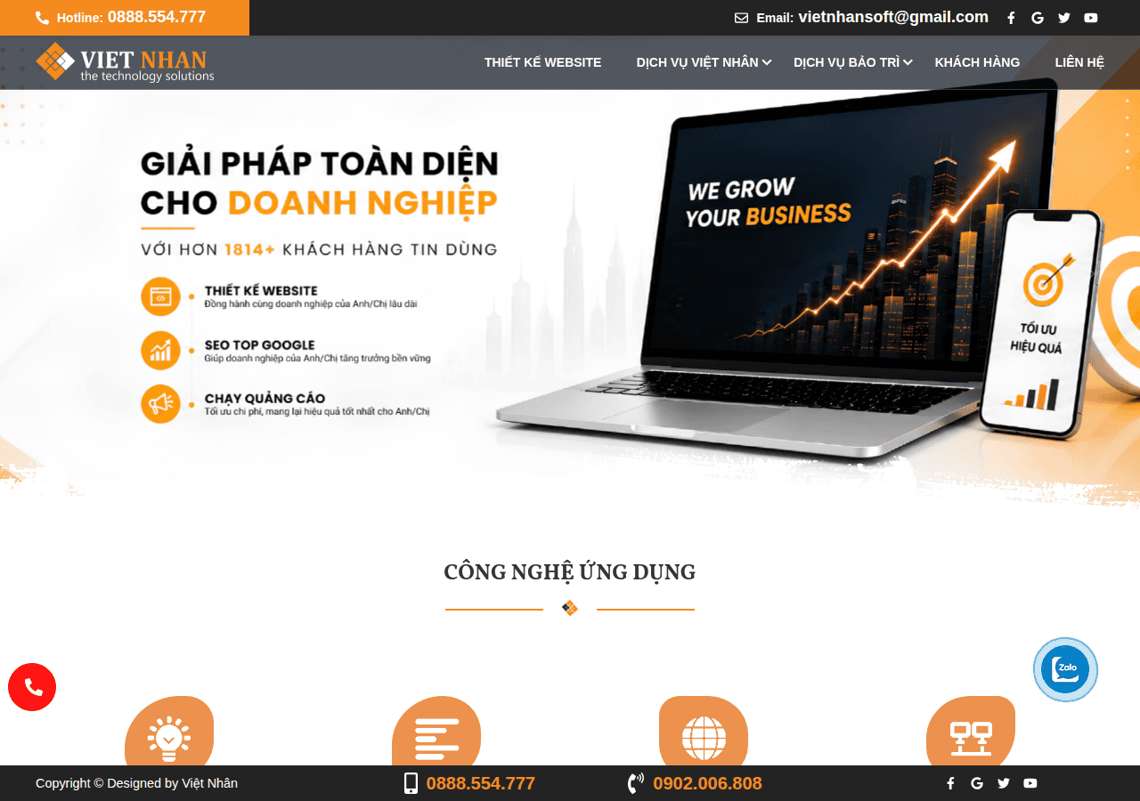 Screenshot of vietnhan.co
