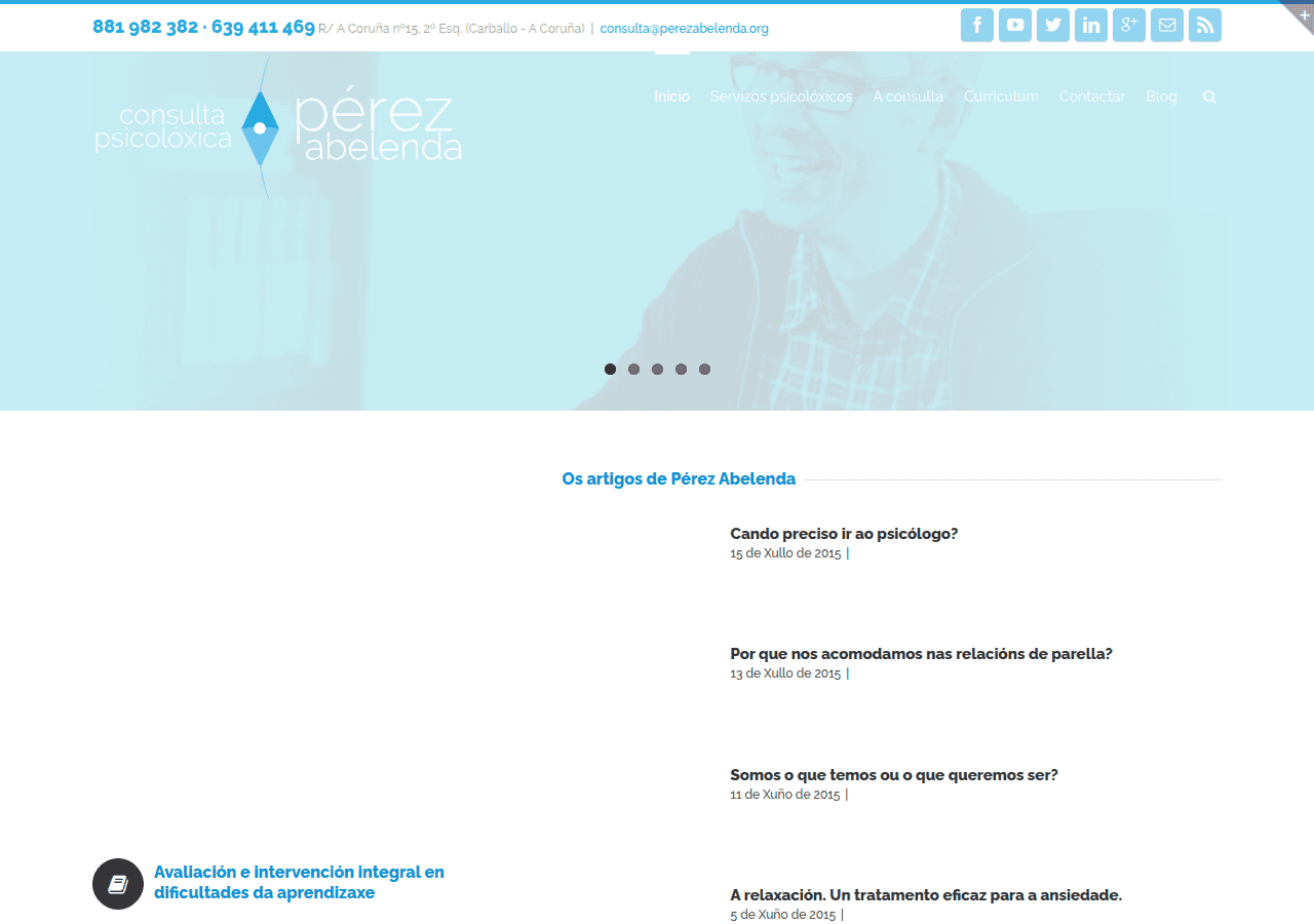 Screenshot of perezabelenda.org