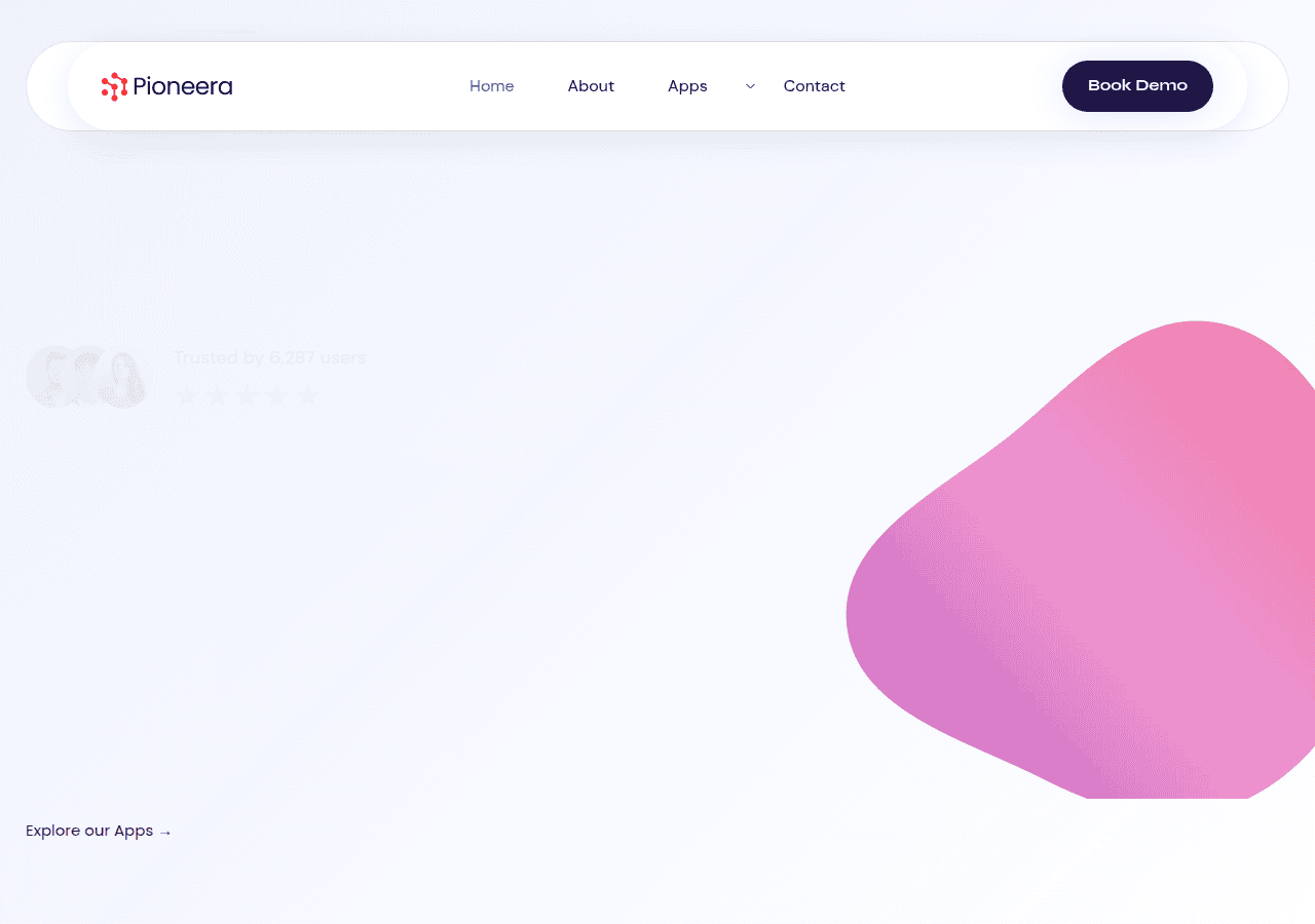 Screenshot of pioneera.io