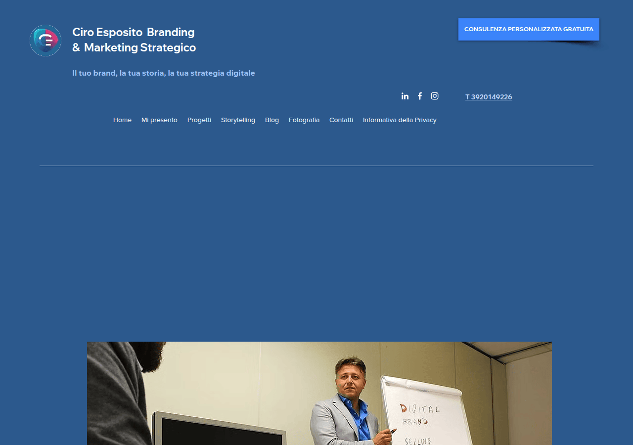 Screenshot of espositociro.com