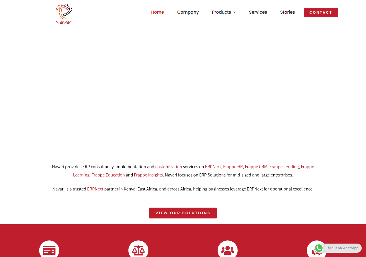 Screenshot of navari.co.ke