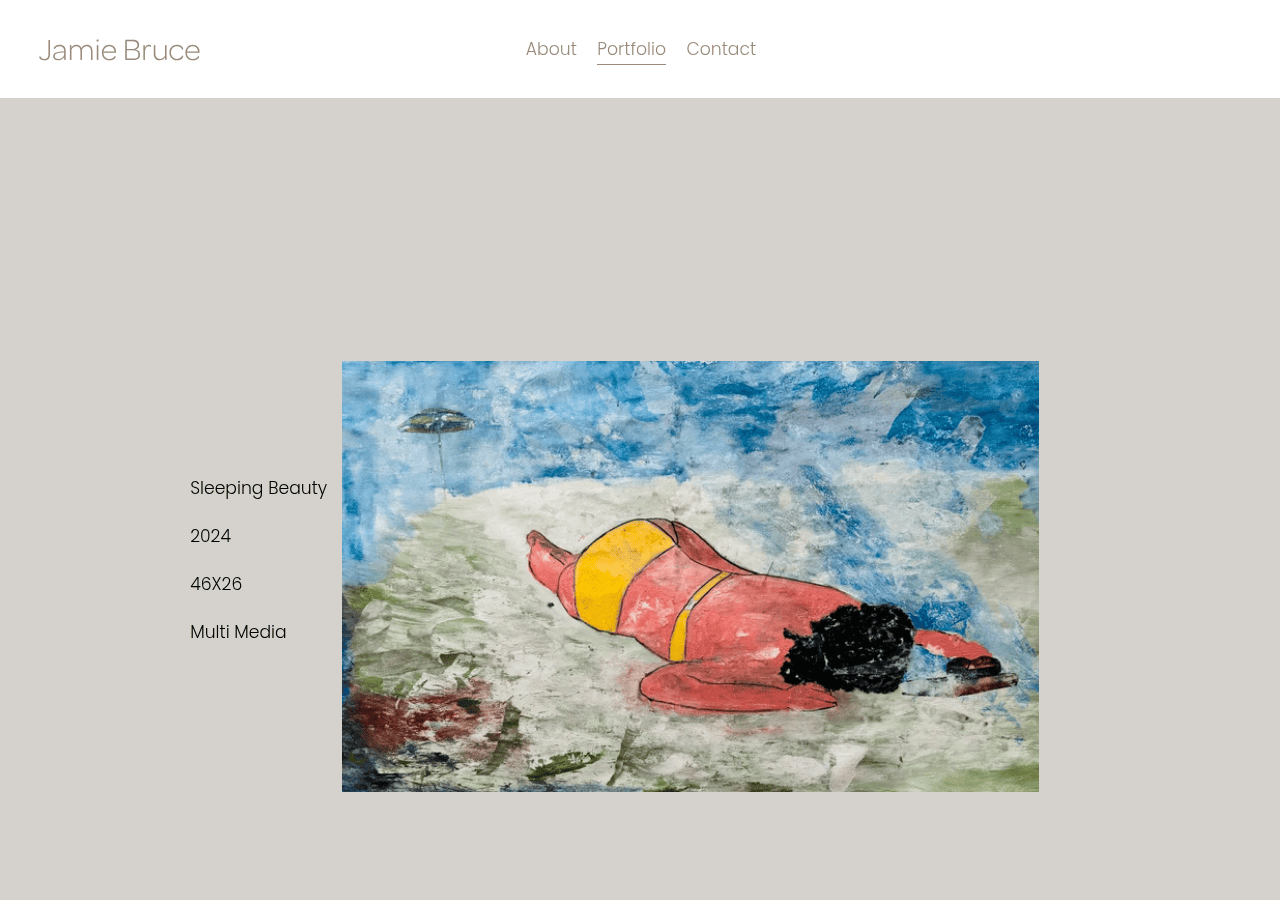 Screenshot of jamesbrucepaintings.work
