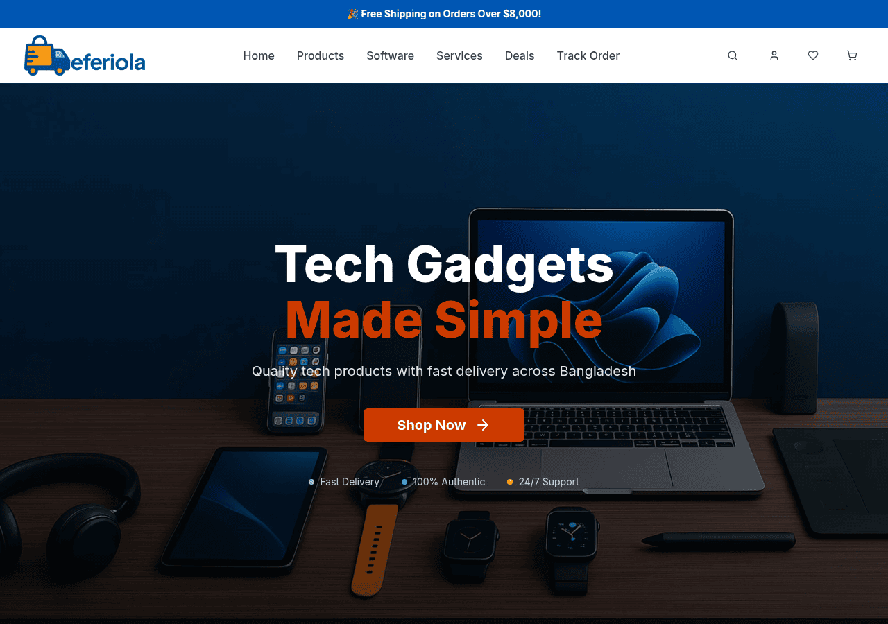 Screenshot of eferiola.com