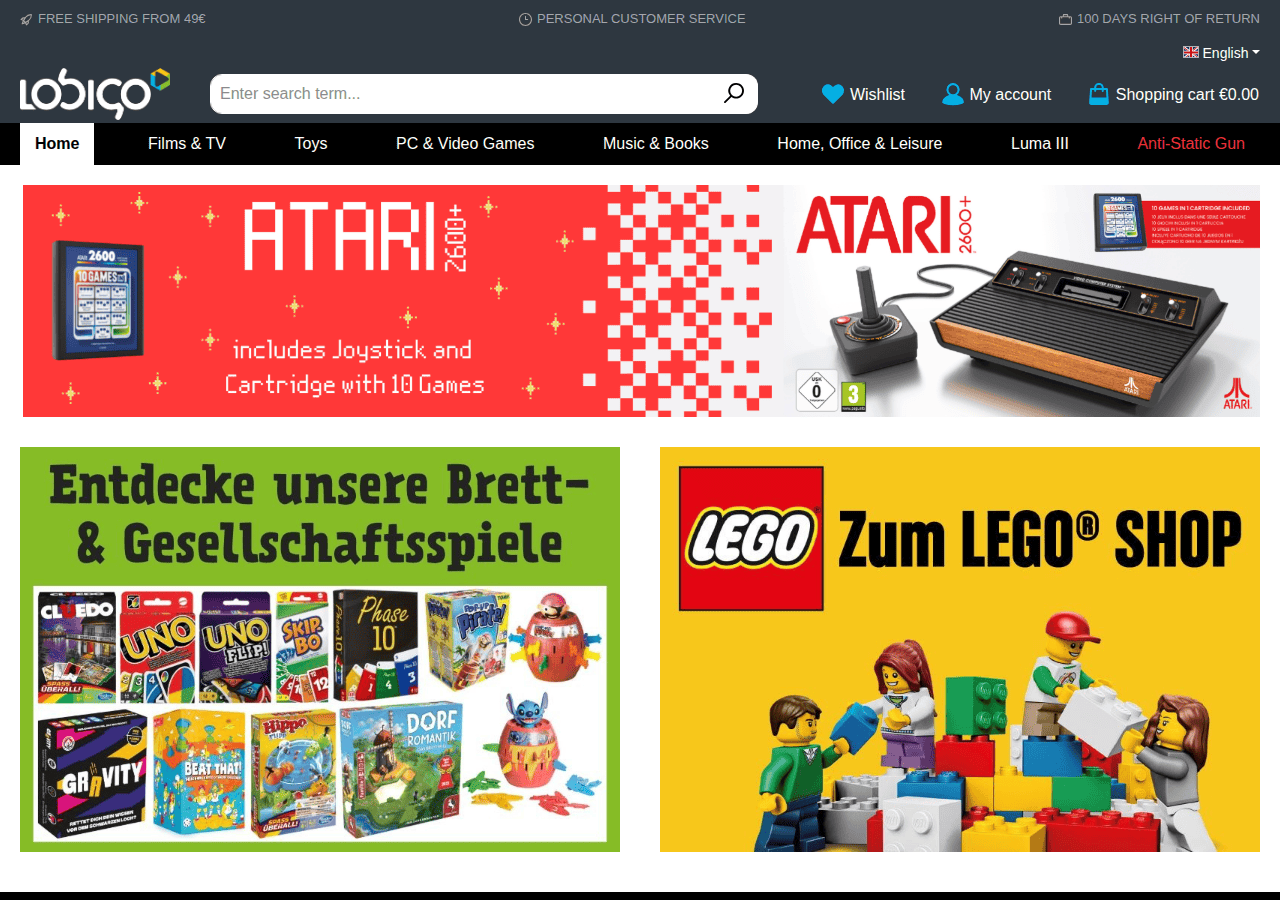 Screenshot of lobigo.de