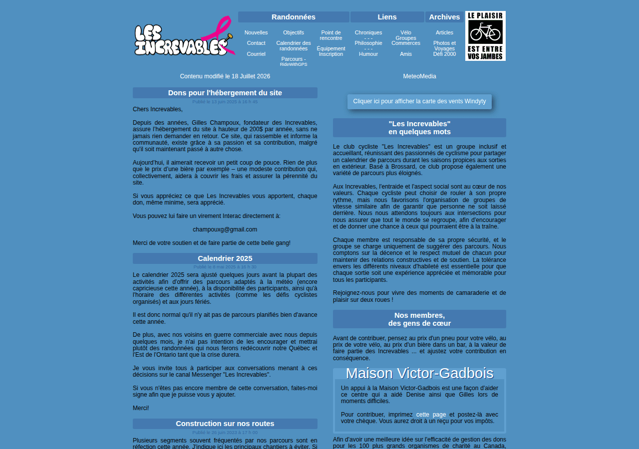 Screenshot of increvables.com