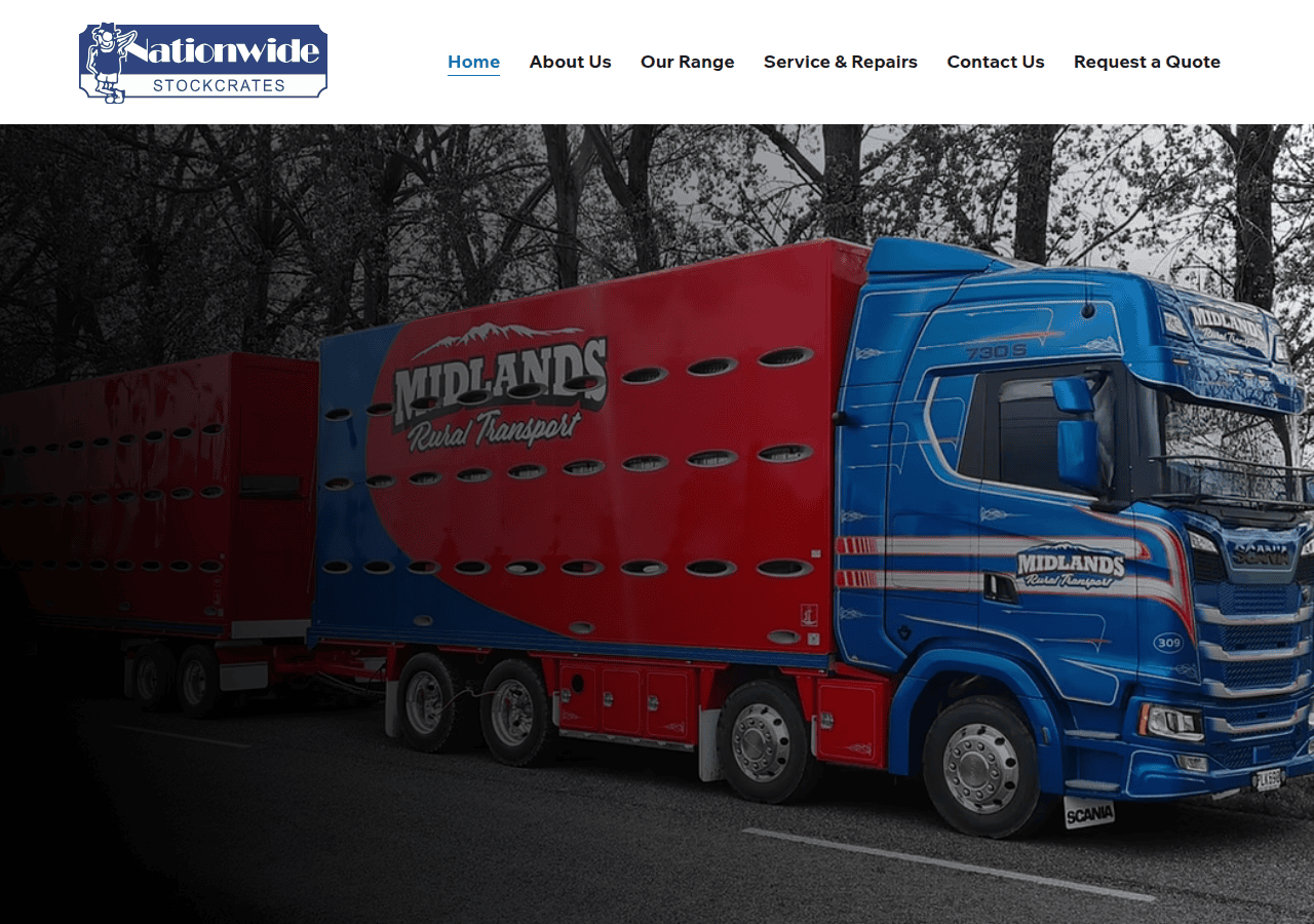 Screenshot of nationwidecrates.co.nz