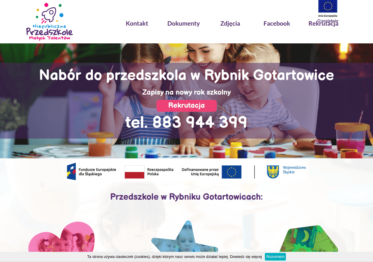 Screenshot of przedszkole.it