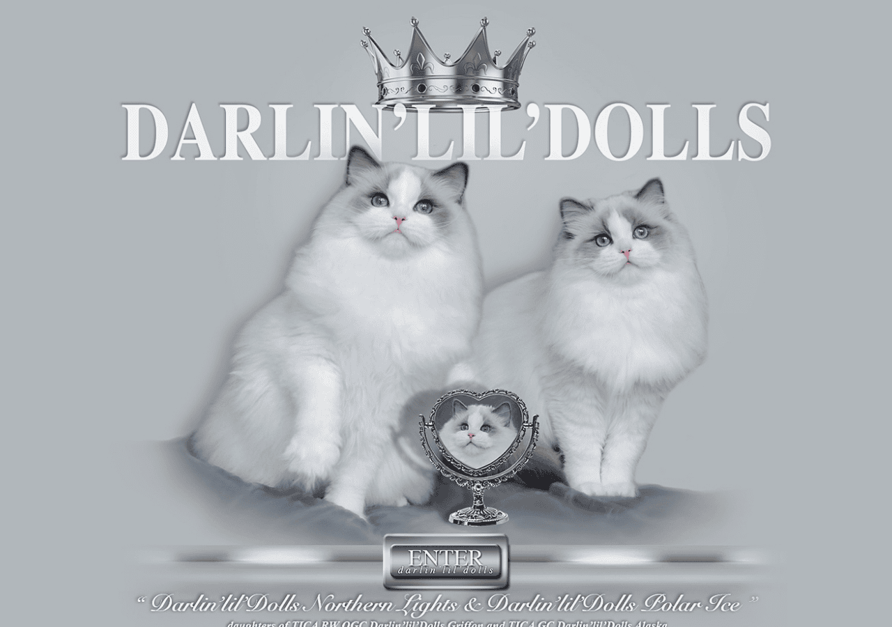 Screenshot of darlinlildolls.com