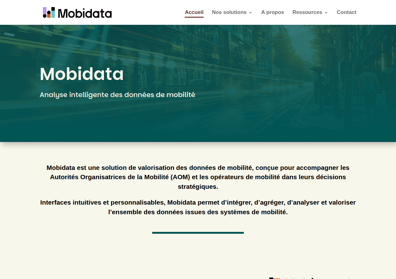 Screenshot of mobidata.fr