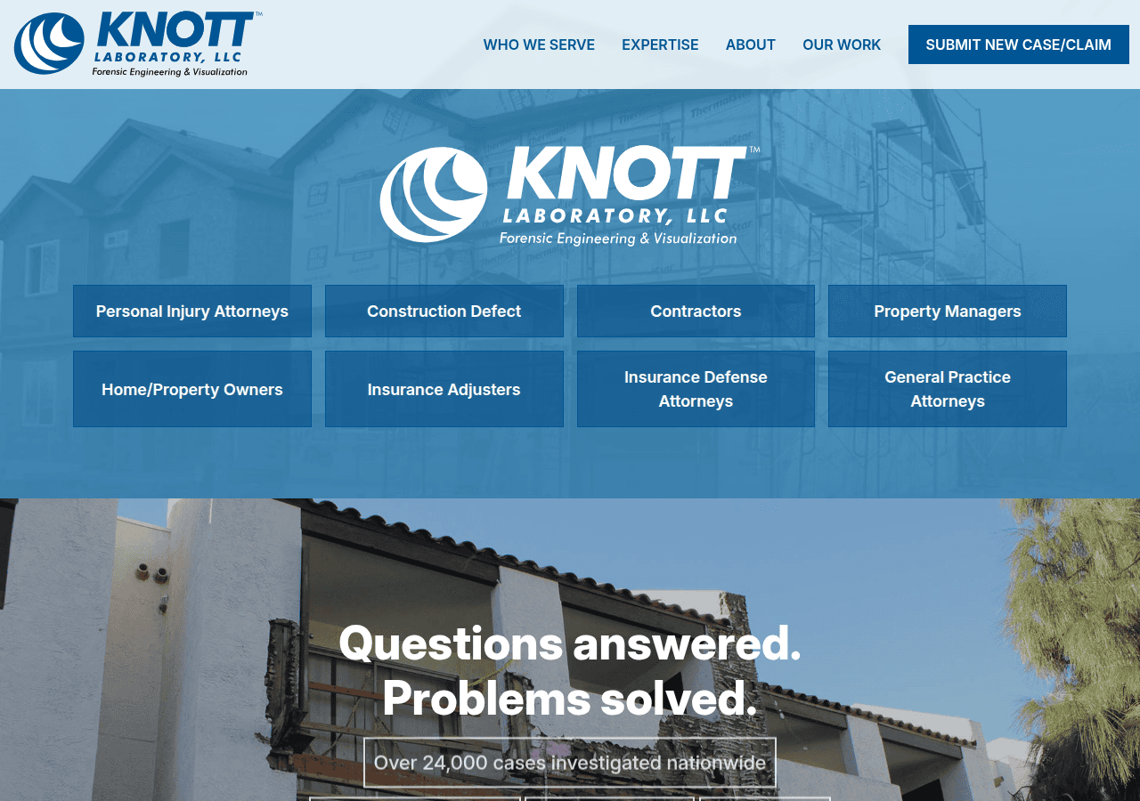 Screenshot of knottlab.com