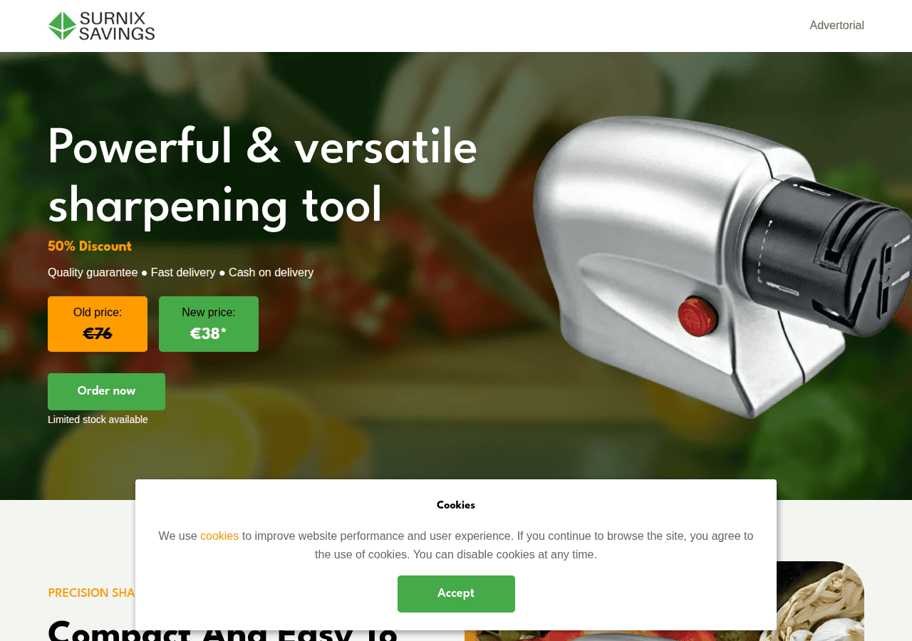 Screenshot of surnix-savings.com