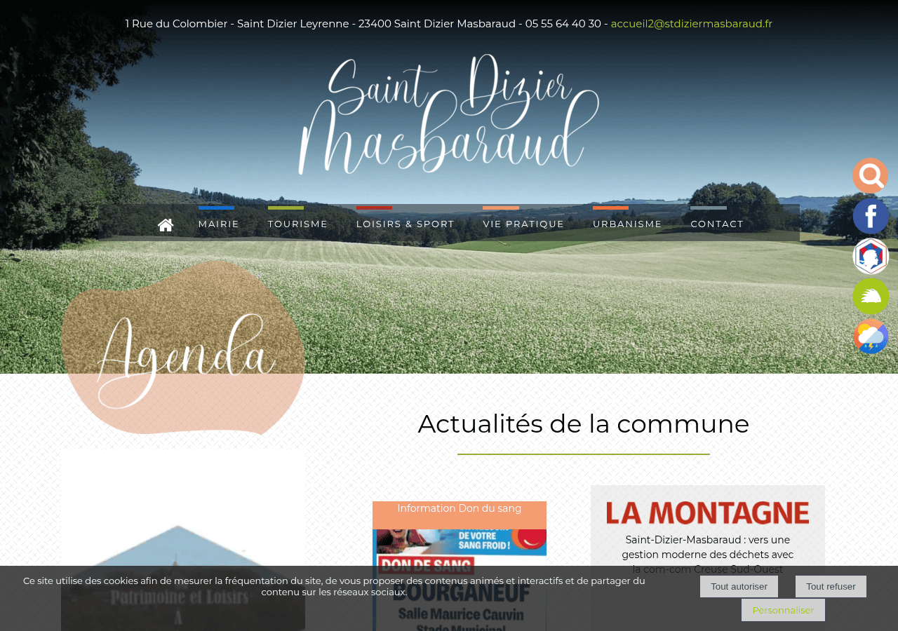 Screenshot of stdiziermasbaraud.fr
