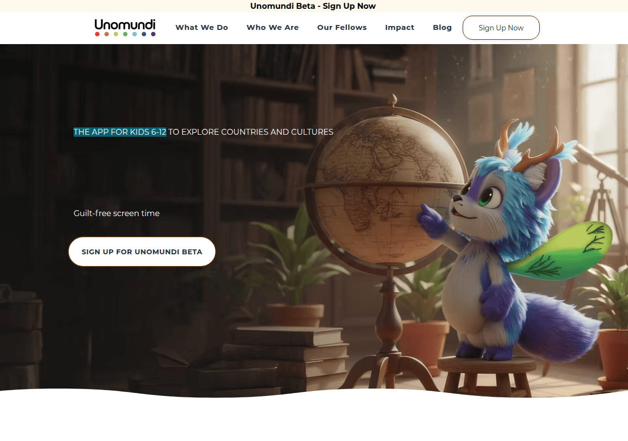Screenshot of unomundi.com