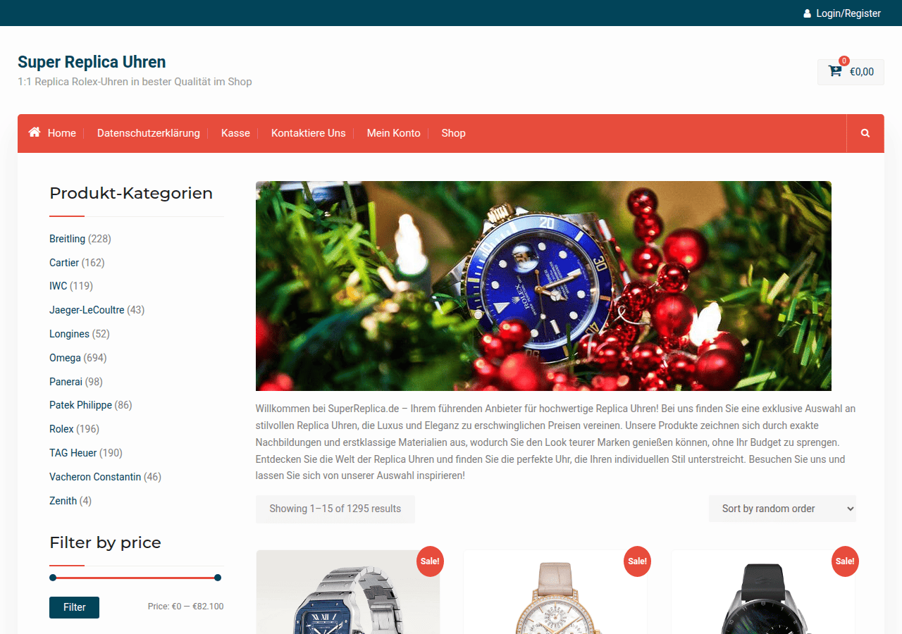 Screenshot of superreplica.de