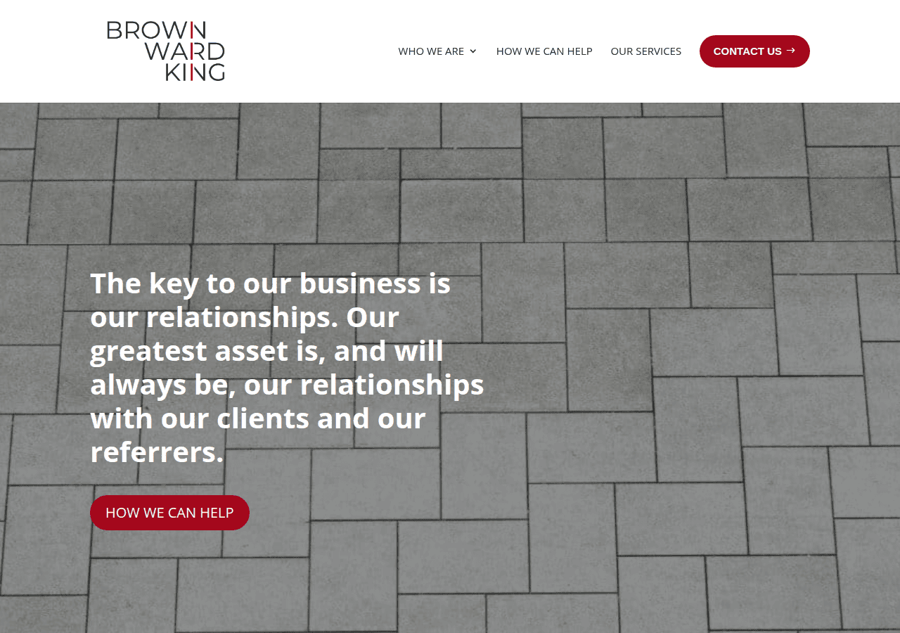 Screenshot of brownwardking.com.au