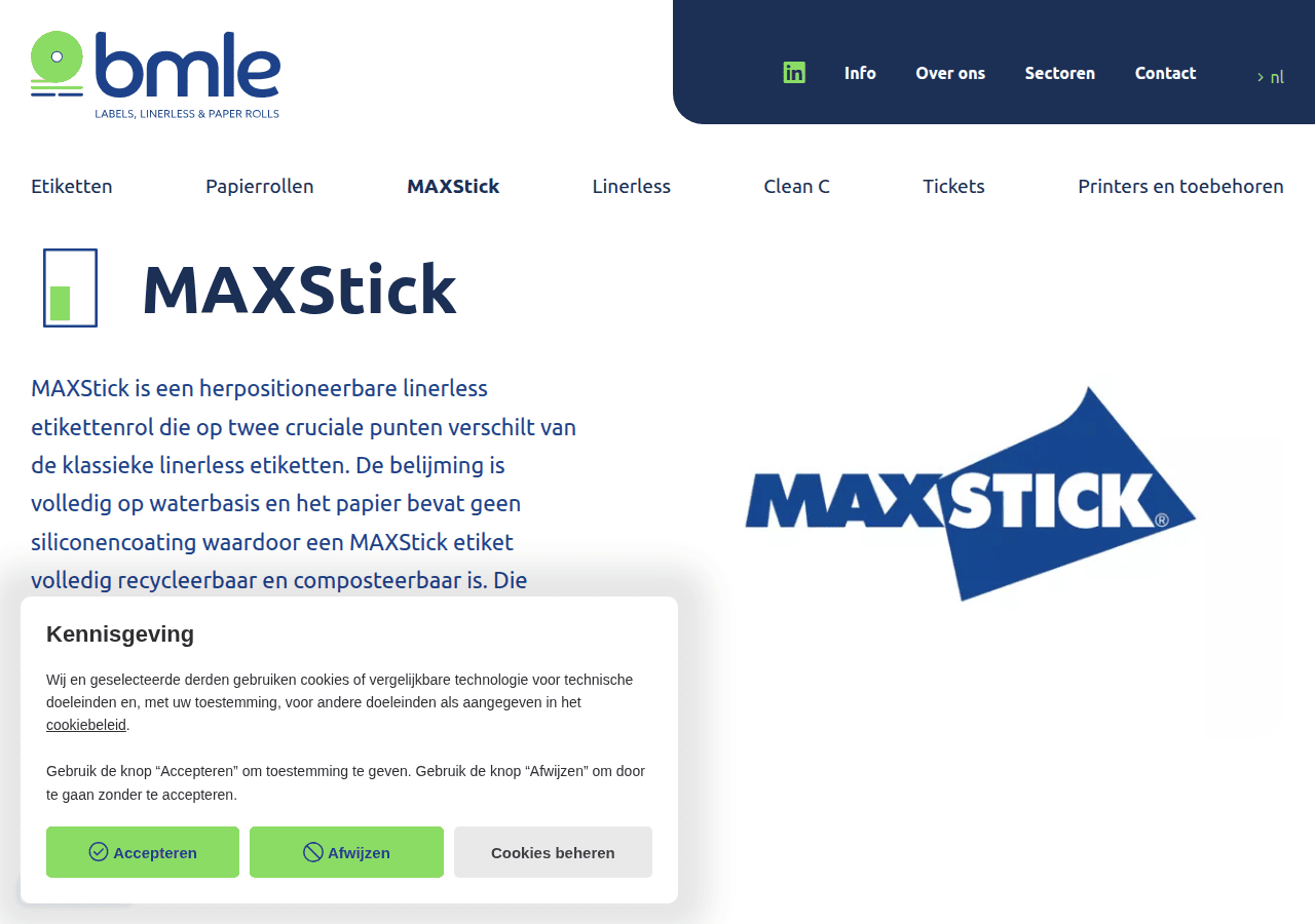 Screenshot of bmle.eu