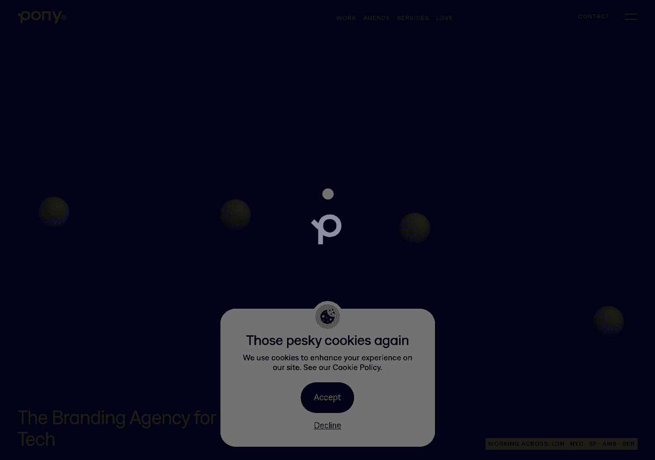 Screenshot of pony.studio