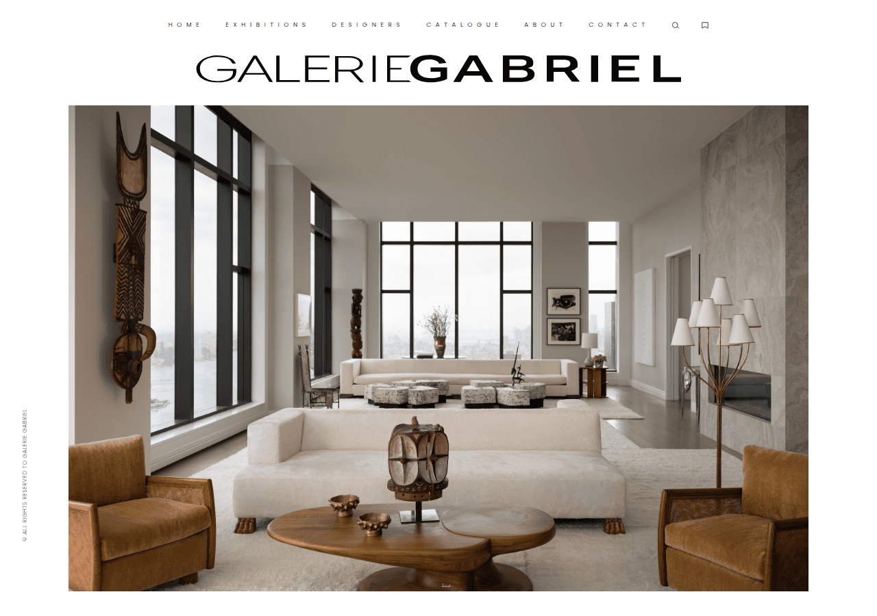 Screenshot of galeriegabriel.com